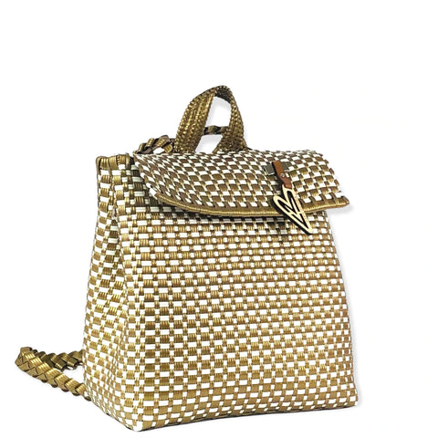 Woven Backpack - G/W Checker