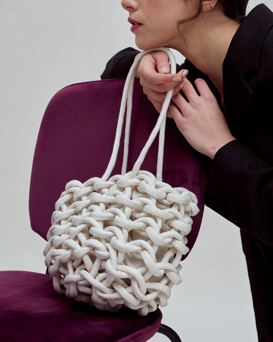 Braided Bag - Julia White Rope