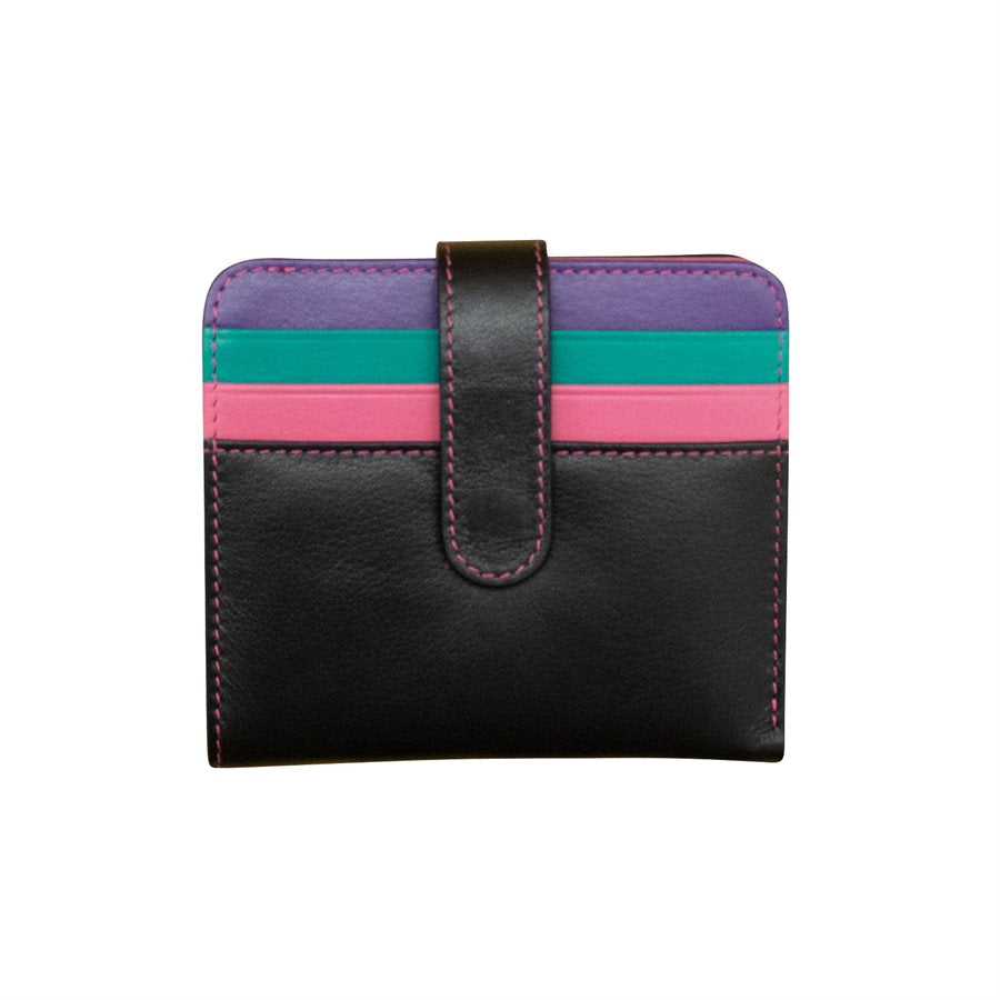 Bi-fold Credit Card Wallet - Bright Blacks