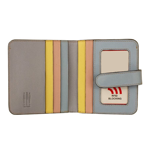 Bi-fold Credit Card Wallet - Pastel Multi